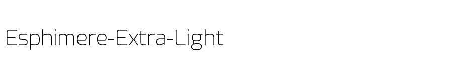 font Esphimere-Extra-Light download