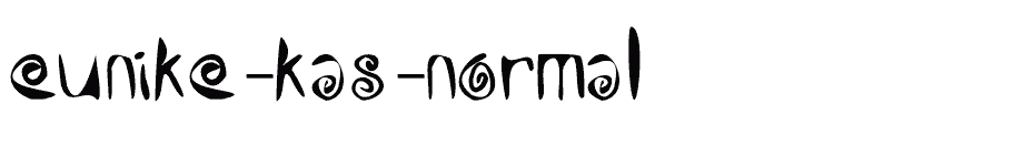 font Eunike-Kas-Normal download