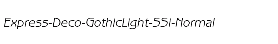 font Express-Deco-GothicLight-SSi-Normal download