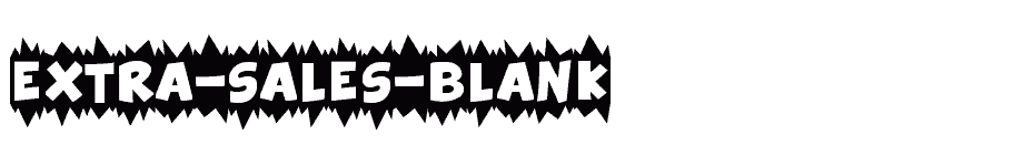 font Extra-Sales-Blank download
