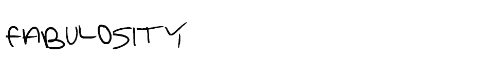 font FABULOSITY download