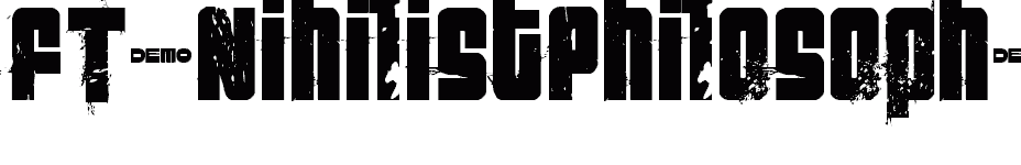 font FT-NihilistPhilosophy-Demoversion download