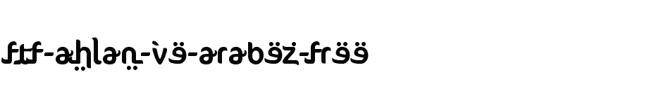 font FTF-Ahlan-Ve-Arabez-FREE download