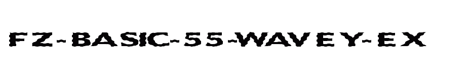 font FZ-BASIC-55-WAVEY-EX download