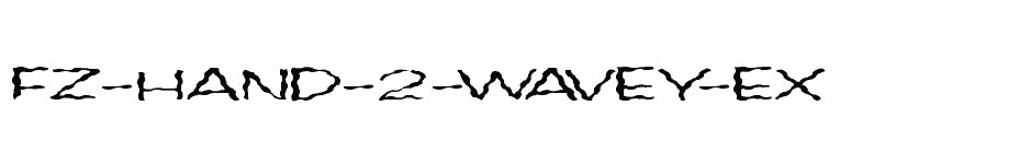 font FZ-HAND-2-WAVEY-EX download