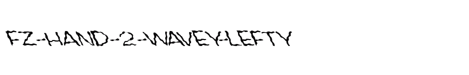 font FZ-HAND-2-WAVEY-LEFTY download