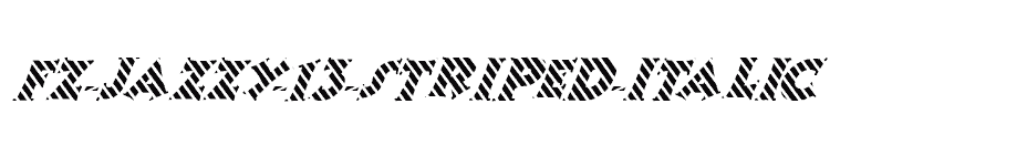 font FZ-JAZZY-13-STRIPED-ITALIC download