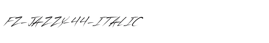 font FZ-JAZZY-44-ITALIC download