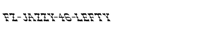 font FZ-JAZZY-46-LEFTY download