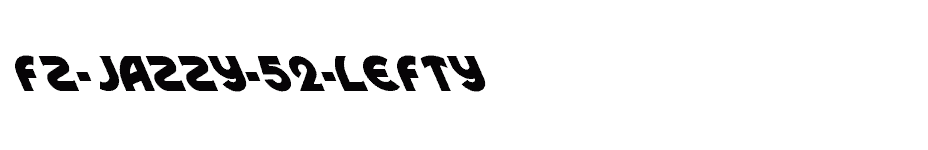 font FZ-JAZZY-52-LEFTY download