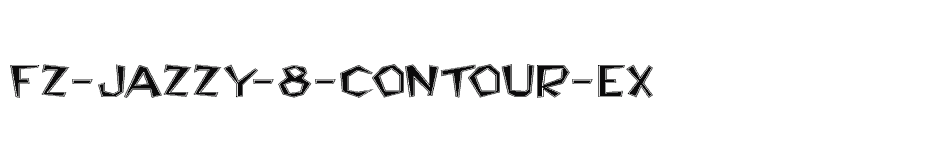 font FZ-JAZZY-8-CONTOUR-EX download