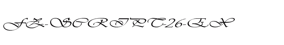 font FZ-SCRIPT-26-EX download