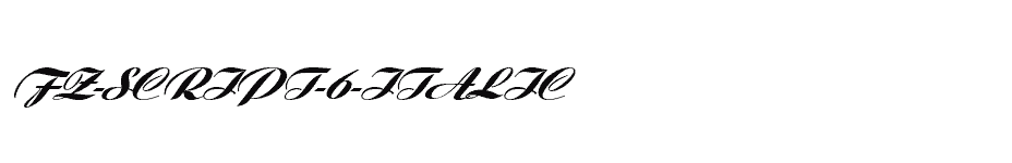 font FZ-SCRIPT-6-ITALIC download