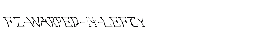 font FZ-WARPED-14-LEFTY download