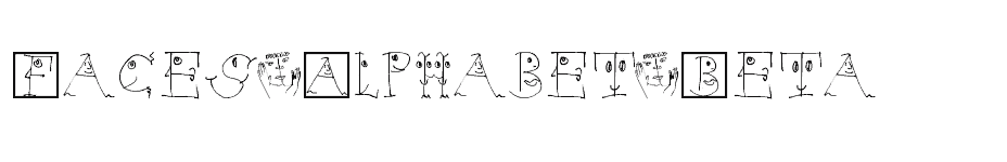 font Faces-Alphabet-Beta download