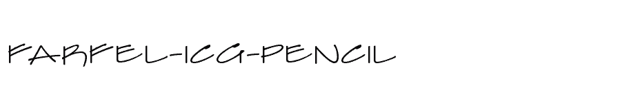 font Farfel-ICG-Pencil download