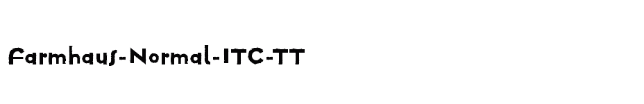 font Farmhaus-Normal-ITC-TT download