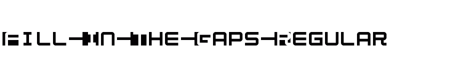 font Fill-In-The-Gaps-Regular download