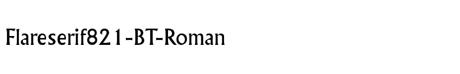 font Flareserif821-BT-Roman download