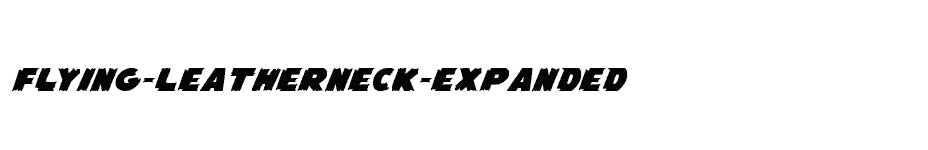 font Flying-Leatherneck-Expanded download