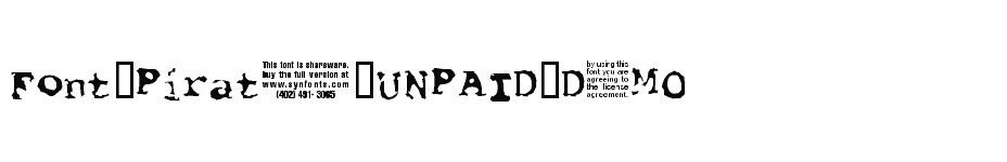 font Font-Pirate-UNPAID-DEMO download