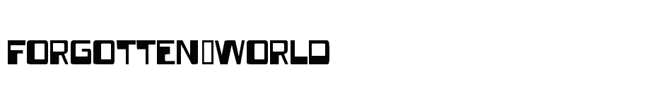 font Forgotten-World download