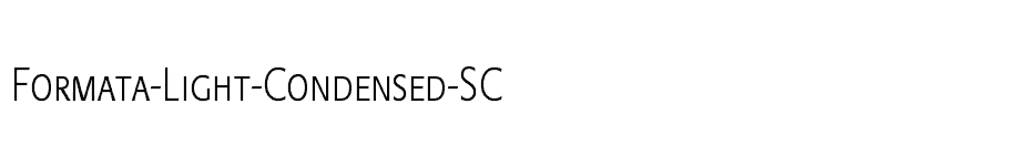 font Formata-Light-Condensed-SC download