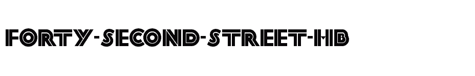 font Forty-Second-Street-HB download