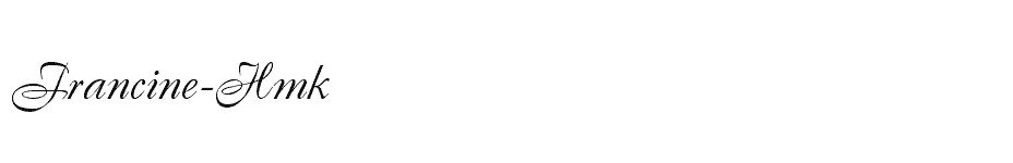 font Francine-Hmk download