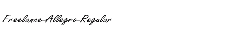 font Freelance-Allegro-Regular download