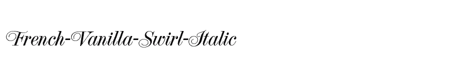 font French-Vanilla-Swirl-Italic download