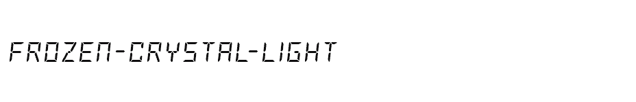 font Frozen-Crystal-Light download