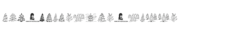 font Fun-Christmas-Trees download