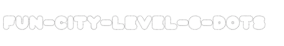 font Fun-City-Level-6-Dots download