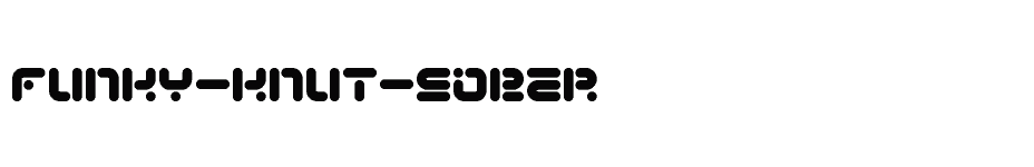 font Funky-Knut-Sober download