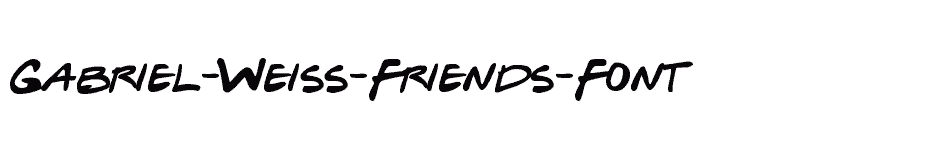 font Gabriel-Weiss-Friends-Font download