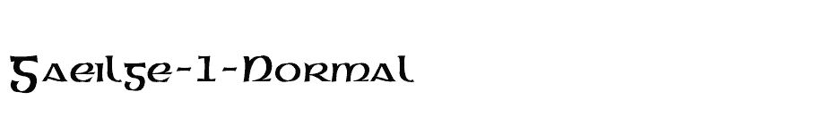 font Gaeilge-1-Normal download