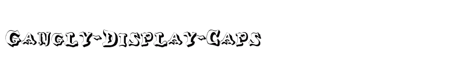 font Gangly-Display-Caps download