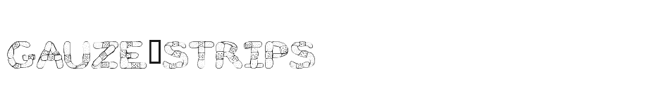 font Gauze-Strips download