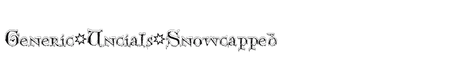 font Generic-Uncials-Snowcapped download