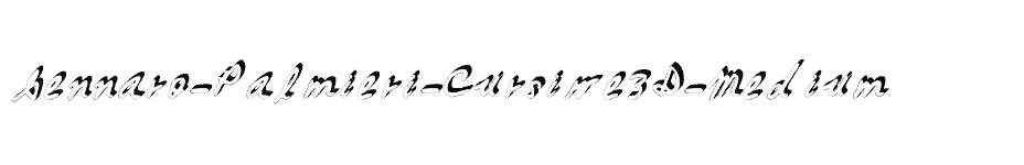 font Gennaro-Palmieri-Cursive3D-Medium download