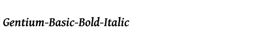 font Gentium-Basic-Bold-Italic download