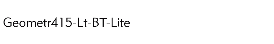font Geometr415-Lt-BT-Lite download