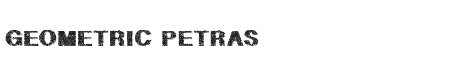 font Geometric-Petras download