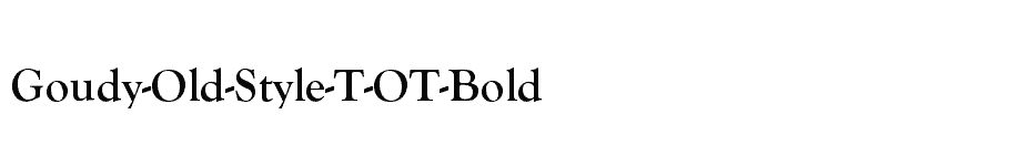 font Goudy-Old-Style-T-OT-Bold download