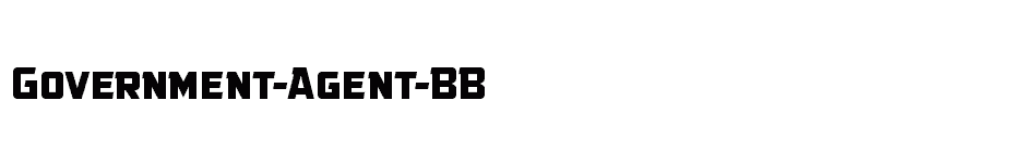 font Government-Agent-BB download