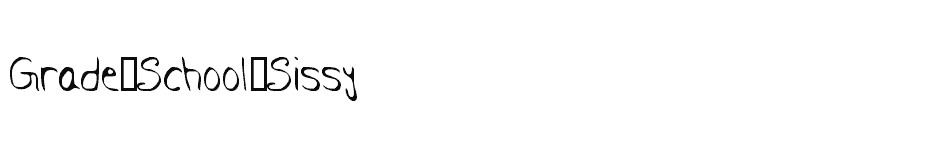 font Grade-School-Sissy download