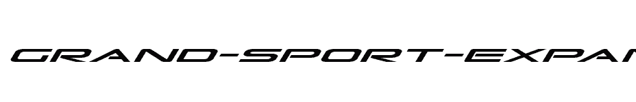 font Grand-Sport-Expanded-Italic download
