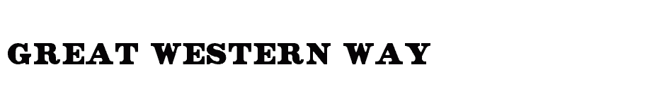 font Great-Western-Way download