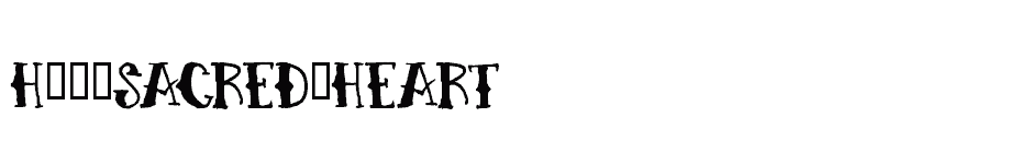 font H74-Sacred-Heart download